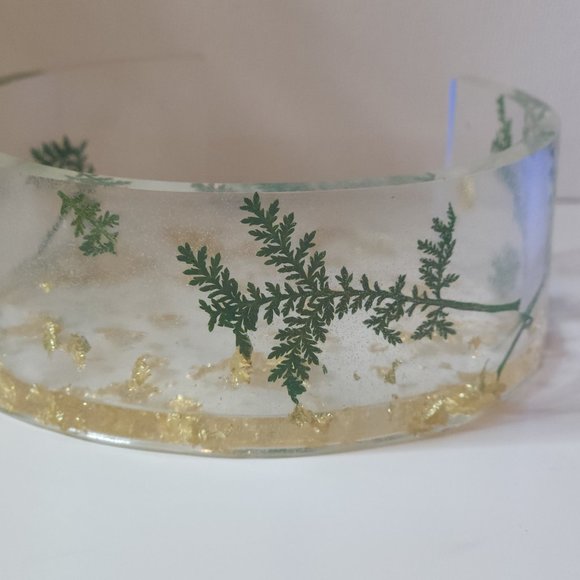 Set of 4 Handmade Floral Coasters with Holder - Picture 5 of 9